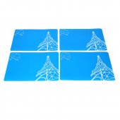 Amerikan Servis 4 Lü Set''Paris Desenli Pvc - 3