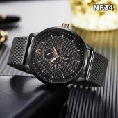 Naviforce Fonksiyonel Hasır Kordon Spor Erkek Kol Saati NF33-37 - 1