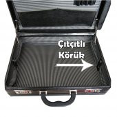 Bond Çanta Evrak Para Çantası Suni Deri Şifreli 8 cm Dar Kasalı - 12
