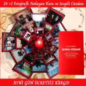 Patlayan Kutu ve Sevgili Cüzdanı Kişiye Özel 26 Fotoğraflı - 1