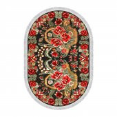 Decoling İpek 1785 Dekoratif Oval Halı - 1