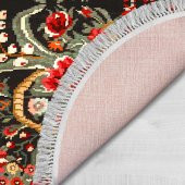 Decoling İpek 1785 Dekoratif Oval Halı - 6