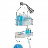 IDESIGN 47156ES BANYO DUŞ RAFI DUŞ HORTUMUNA TAKILABİLİR VANTUZLU 25X11X55CM thumbnail 1