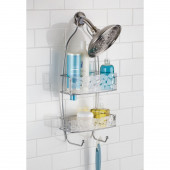 IDESIGN 68566ES BANYO DUŞ RAFI DUŞ HORTUMUNA ASILABİLİR VANTUZLU 25X11X53CM thumbnail 2