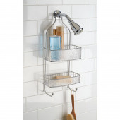 IDESIGN 47156ES BANYO DUŞ RAFI DUŞ HORTUMUNA TAKILABİLİR VANTUZLU 25X11X55CM thumbnail 2