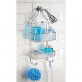 IDESIGN 47156ES BANYO DUŞ RAFI DUŞ HORTUMUNA TAKILABİLİR VANTUZLU 25X11X55CM thumbnail 4