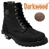 DARKWOOD 6908 Siyah Deri BOT - 1