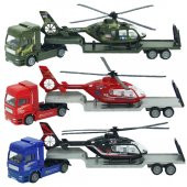 1:48 Metal Helikopter Taşıyıcı Tır - 1