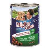 Miglior Cane Biftekli Sebzeli Köpek Konserve Maması 405 Gr - 1