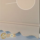 Vizon Rengi Polyester Stor Perde - 1