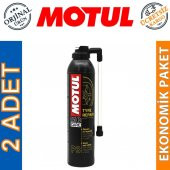 Motul P3 Tyre Repair Sprey 300 ML Lastik Tamir Kiti (2 Adet) - 1