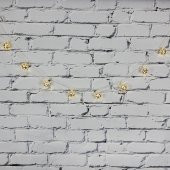 Led Işık Metal Top 10'lu Şerit Aydınlatma Pilli Ağaç Süsü - 6