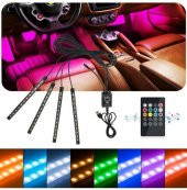 Ayak Altı Led Aydınlatma Sese Duyarlı Rgb Kumandalı Su Geçirmez - 1