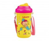 Bebedor Askılı ve Pipetli Alıştırma Bardağı 360 Ml - Deniz Kızı Desenli - 1