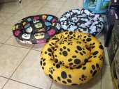 Has Kedi Köpek Simit Kumaş Yatak Karışık Renkli 50 cm - 4