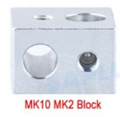 3D Printer Alüminyum Isıtıcı MK10 MK2 Blok 20-20-13mm x 1 adet  (rf128) - 3