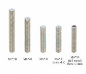 3D yazıcı Paslanmaz çelik boğaz teflon tüplü  M6*30mm 1 adet - 1