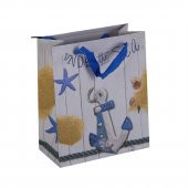HEDİYE ÇANTASI''İTALYAN TASARIM''GEMİCİ ÇIPASI 32X26X10CM 4 LİTRE - 1