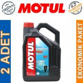 Motul Marine Outboard Tech 10W-40 4T 5 Lt Tekne Motor Yağı (2 Adet) - 1