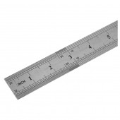 Paslanmaz Çelik Cetvel (Ön yüzü Cm / Arka yüzü inch) 100cm - 2