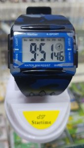 Startime Silikon Dijital Erkek Kol Saati WF62 Askeri Desen - 1