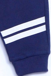 Lacivert Ceplibaskılı Bel Ve Paçalar Lastikli Sweat Pantolon|JP 110825 - 3