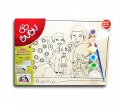 BUBU AB14 AHŞAP BOYAMA SETİ BAYRAMLAŞMA - 1