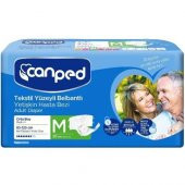 Canped Belbantlı Tekstil Hasta Bezi Süper Eko Orta Boy 30 Adet - 1