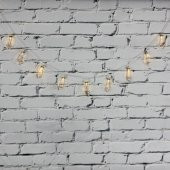 Led Işık Metal Köşeli Dekor 10lu Şerit Aydınlatma Pilli Ağaç Süsü - 2