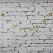 Led Işık Metal Yıldız 10'lu Şerit Aydınlatma Pilli Ağaç Süsü - 3