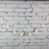 Led Işık Ahşap Yıldız 10'lu Şerit Aydınlatma Pilli Ağaç Süsü - 3