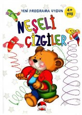 Şiir Çocuk Okul Öncesi Neşeli Çizgiler Etkinlik Kitabı +4 Yaş - 1