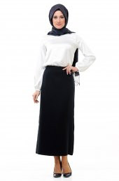 ETEK KADIN KALEM BÜYÜK BEDEN SORALLİNE 754 SİYAH - 1