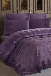 Çeyizlik Pike Takımı Dubai Mürdüm thumbnail 2