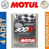 Motul 300V Chrono 10W-40 2 Lt Tam Sentetik Motor Yağı (4 Adet) thumbnail 1