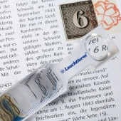 Leuchtturm Cetvel Büyüteç, 2.5X Yakınlaştırma - 3