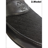 DS Damat 500 Erkek Çeyizlik Deri Terlik 2 Model Damat Terliği - 3