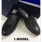 DS Damat 500 Erkek Çeyizlik Deri Terlik 2 Model Damat Terliği - 1