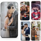 Turkcell T50 Çiftlere Tasarımlı İsimli Fotoğraflı Kılıf - 1