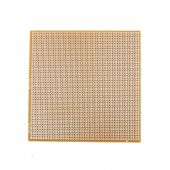 12x12 Cm Delikli Bakır Plaket - 1