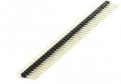 40 Pin Tek Sıra Erkek Header 2.54 mm - Siyah - 1