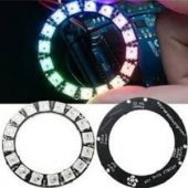 Neopixel 16 Rgb Led Halka Kartı Dahili Sürücülü - Neopixel Ring - 16 X Ws2812 5050 Rgb Led With Inte - 3