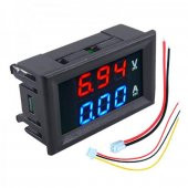 Dijital Ampermetre 0-10a Voltmetre 0-100v - Kasalı - 2