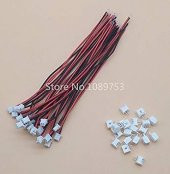 3 Pin Dişi-Erkek Kablolu Tunik Soket Seti 1.2 mm - 10 cm - 2