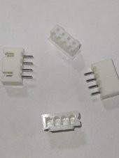 4 Pin Dişi-Erkek Tunik Soket Seti - 2.54 mm - 2