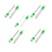 5mm Yeşil Led Paketi - 10 Adet - 1