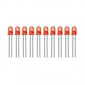 5mm Kırmızı Led Paketi - 10 Adet - 1