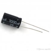 1000uF 25V Elektrolit Kondansatör - 1