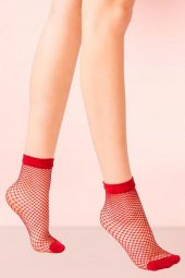 Mite Love İri File Soket Çorap 8 Renk - 8