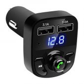 Bluetooth Araç Kiti Fm Transmitter Micro SD USB Girişli - 3